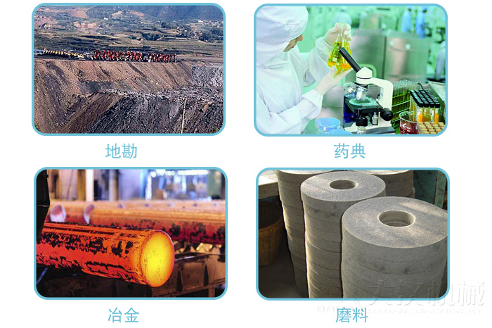 適用行業(yè):地堪，冶金，藥典,磨料